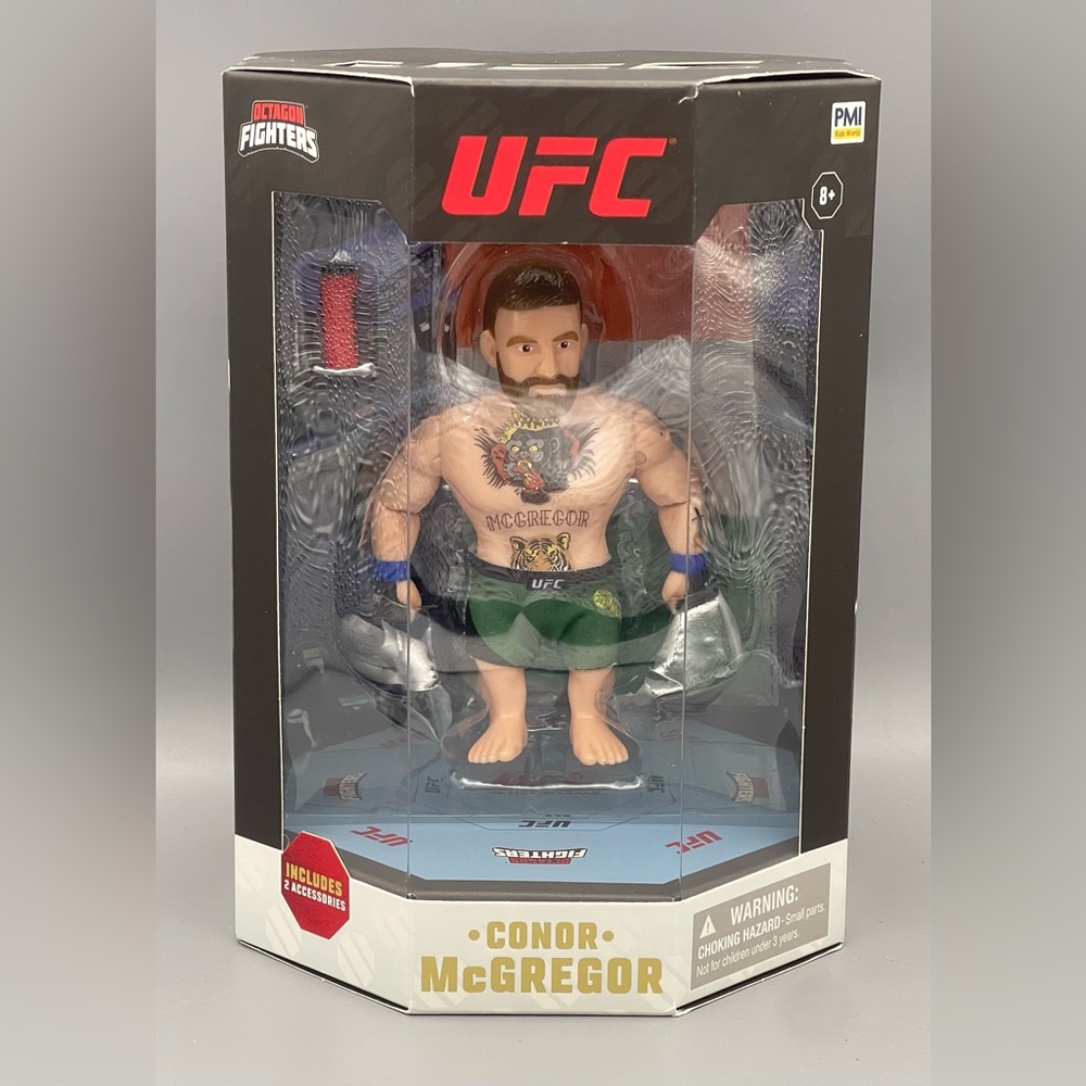 UFC Conor “The Notorious” McGregor Octagon Fighter Small Action Figure 4” NEW